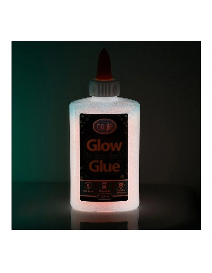 Glow in the Dark Glitter Glue 147ml image 3
