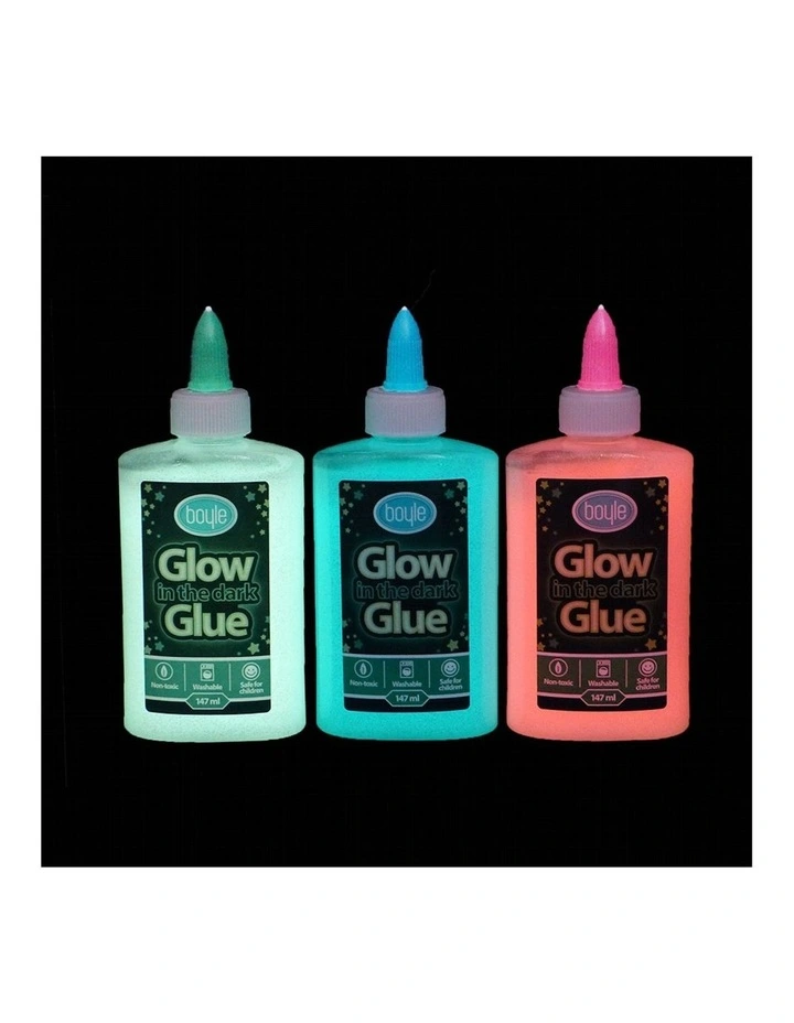 Glow in the Dark Glitter Glue 147ml image 4