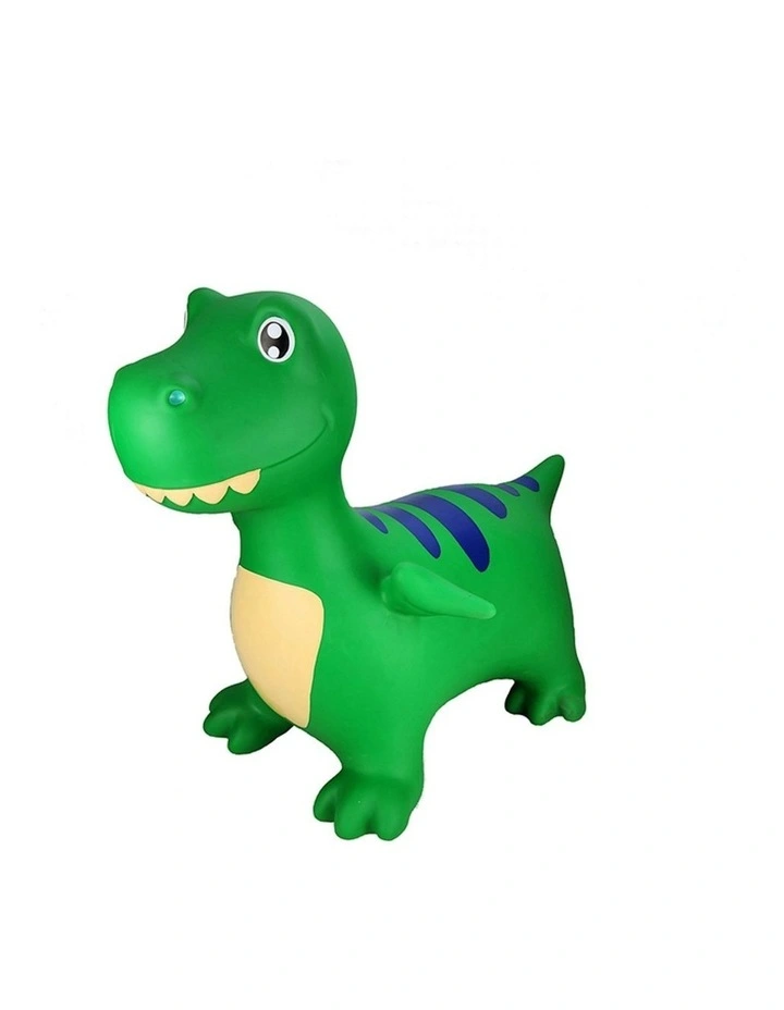 Kaper Kidz Bouncy Rider Zappy The T-Rex Kids/Children Ride On Bouncer Toy 12m image 1