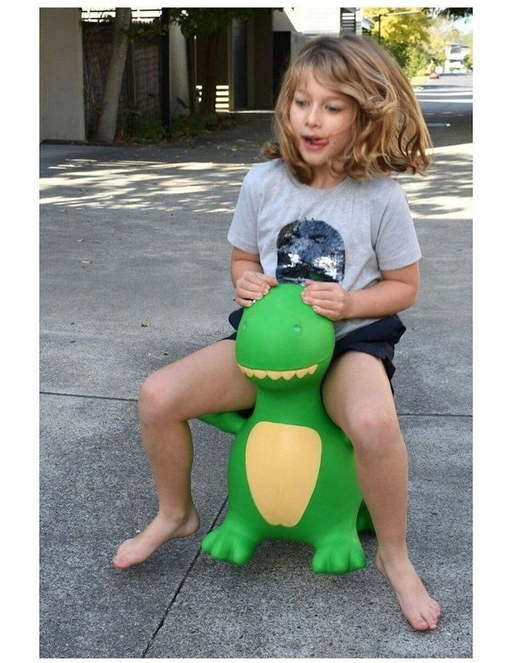 Kaper Kidz Bouncy Rider Zappy The T-Rex Kids/Children Ride On Bouncer Toy 12m image 6