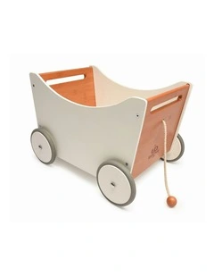 Kinderfeets Wooden 52cm Toy Box Walker/Storage Baby/Toddler Walking Play 18m 