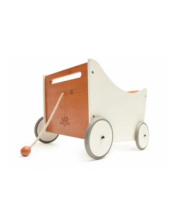 Kinderfeets Wooden 52cm Toy Box Walker/Storage Baby/Toddler Walking Play 18m image 2