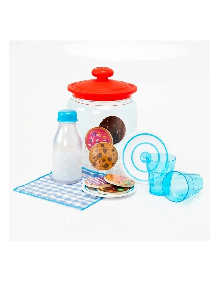 13pc Fat Brain Toys Pretendables Milk & Cookies Educational Toy Kids 3y image 2