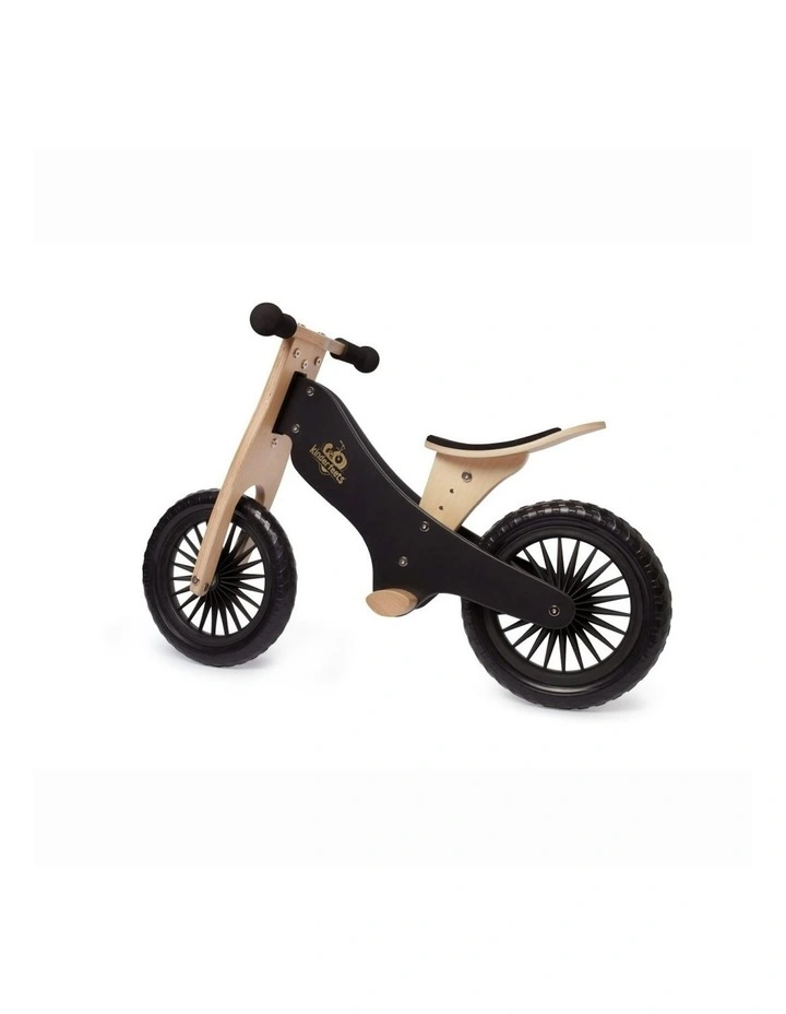 Kinderfeets 84cm Wood Balance/Training Bike Kids/Children Ride-On Toy Black 2y  image 2