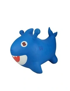 Kaper Kidz Bouncy Rider Splash The Shark Kids/Children Ride On Bouncer Toy 12m 