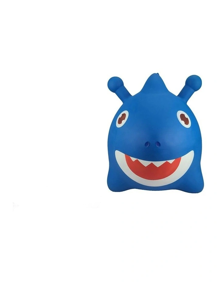 Kaper Kidz Bouncy Rider Splash The Shark Kids/Children Ride On Bouncer Toy 12m  image 2
