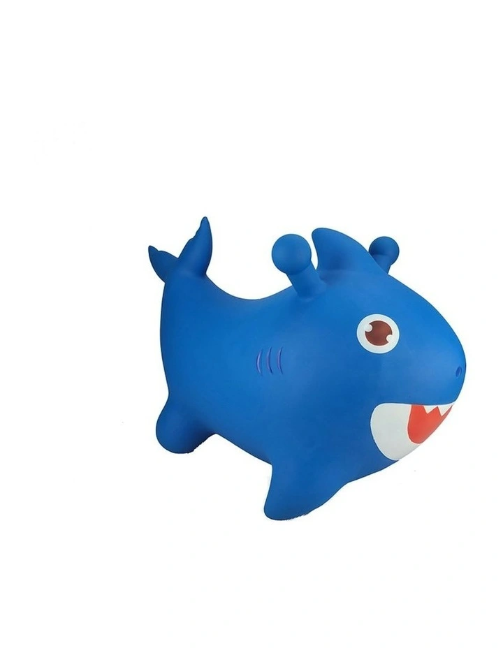 Kaper Kidz Bouncy Rider Splash The Shark Kids/Children Ride On Bouncer Toy 12m  image 3