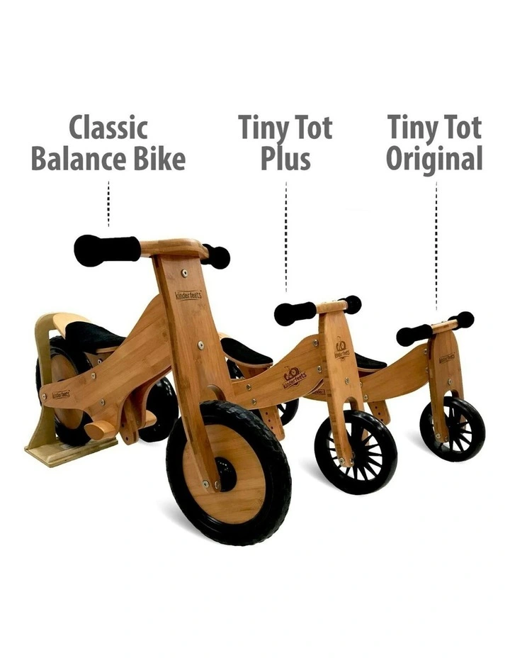 Kinderfeets 84cm Bamboo Balance/Training Bike Kids/Children Ride-On Toy BRWN 2 image 2