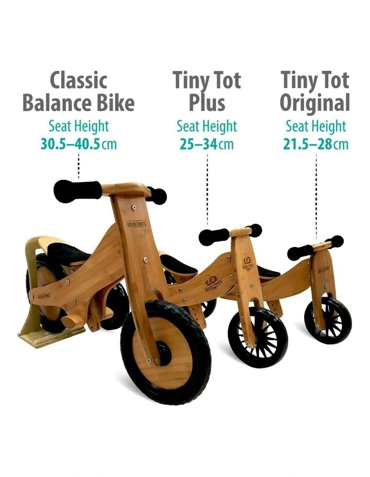 Kinderfeets 84cm Bamboo Balance/Training Bike Kids/Children Ride-On Toy BRWN 2 image 6