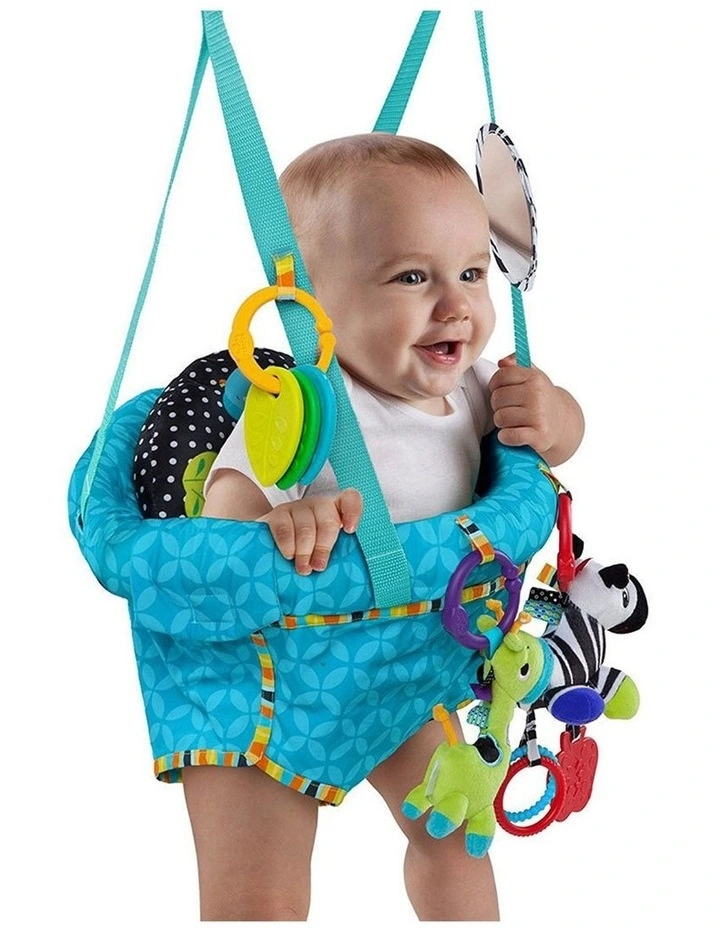Bounce n Spring Deluxe Door Jolly Jumper withToys/Mirror for Baby image 2