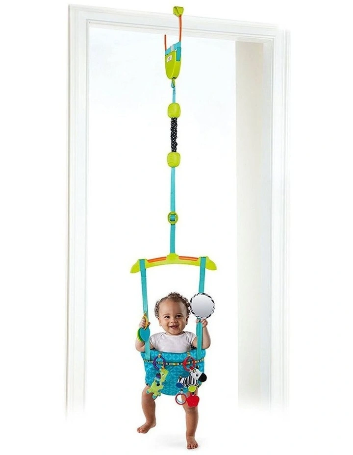 Bounce n Spring Deluxe Door Jolly Jumper withToys/Mirror for Baby image 3