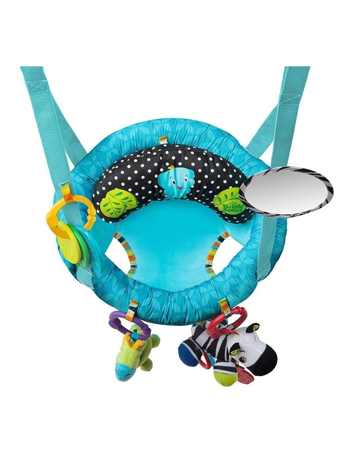 Bounce n Spring Deluxe Door Jolly Jumper withToys/Mirror for Baby image 4