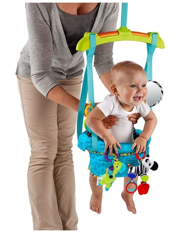 Bounce n Spring Deluxe Door Jolly Jumper withToys/Mirror for Baby image 5