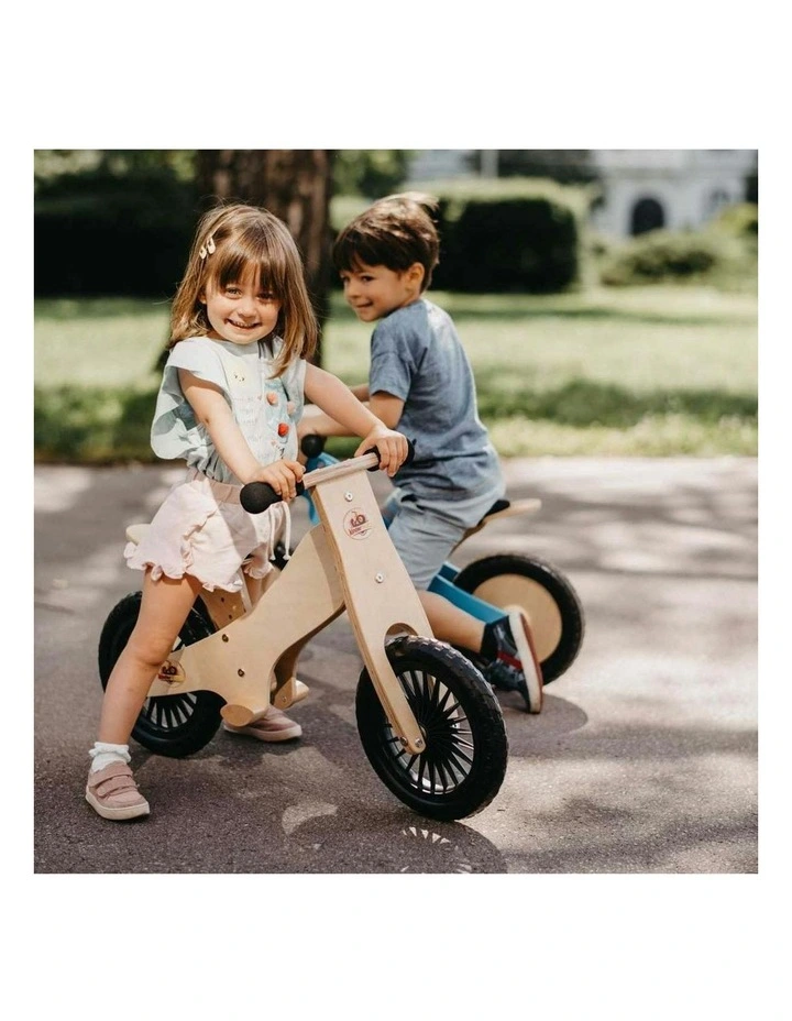 Kinderfeets 84cm Wood Balance/Training Bike Kids Fun Ride-On Toys Natural 2y  image 5