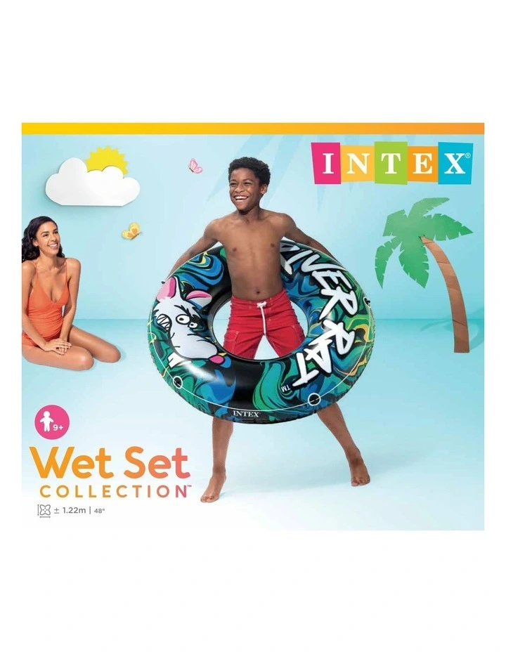 River Rat Floating Tube For Swimming Pool in Multi image 3