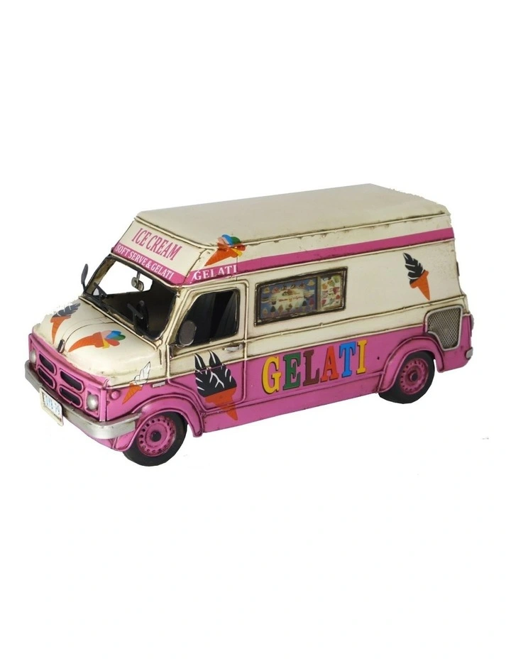 Boyle 32cm Ice Cream Truck Without Music Box OrnamentVintage Home/Room Decor image 2