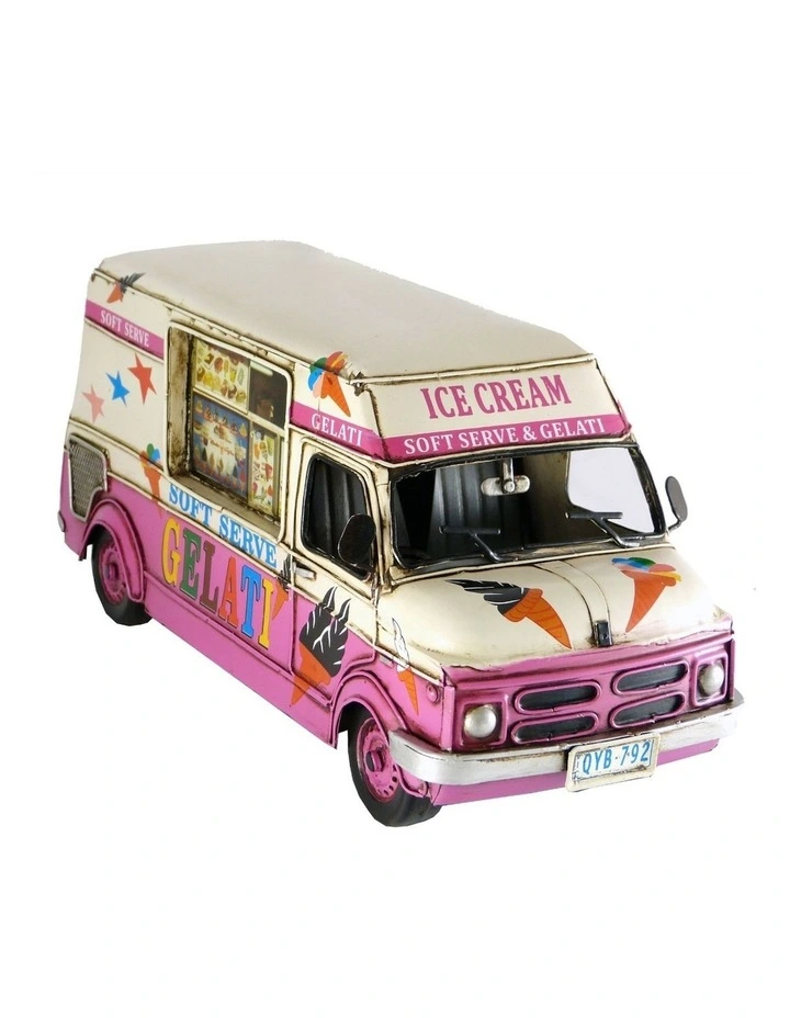 Boyle 32cm Ice Cream Truck Without Music Box OrnamentVintage Home/Room Decor image 3