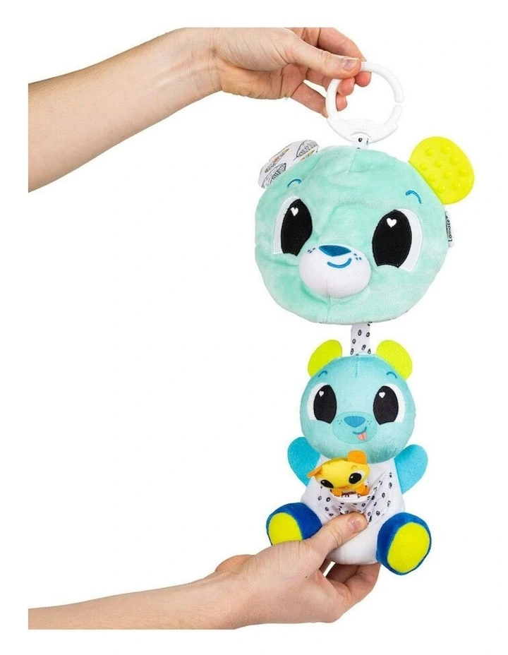 Lamaze 3 In 1 Surprise Plush Bear/Doll Stroller Clip And Go Baby Play Toy 0m  image 1