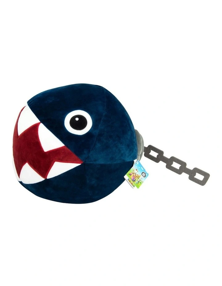Mocchi Mocchi Mega Nintendo Mario Chain Chomp Plush Filling Soft Cuddle Toy 3Y  image 2