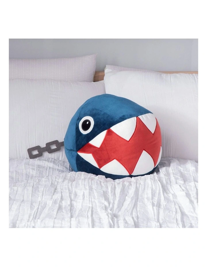 Mocchi Mocchi Mega Nintendo Mario Chain Chomp Plush Filling Soft Cuddle Toy 3Y  image 5