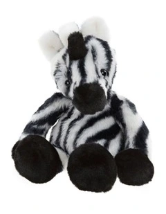Charlie Bears Zizi Zebra 29cm Baby/Infant Soft Fluffy Cuddly Plush Toy 0y 