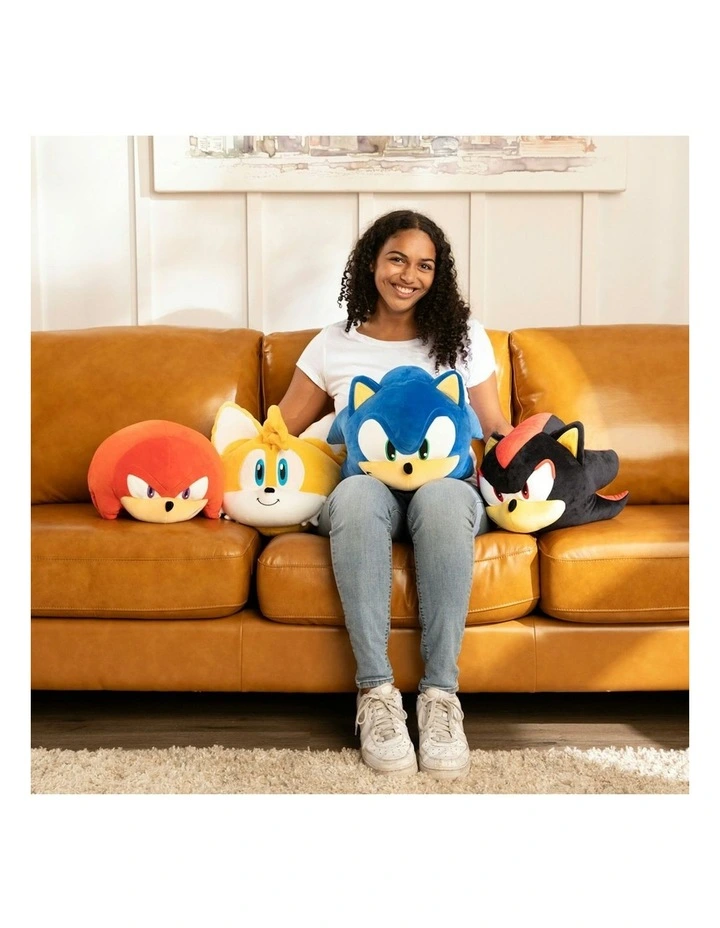 Mocchi Mocchi Mega Sonic the Hedgehog Shadow Kids/Child Plush Toy Black 3y image 4