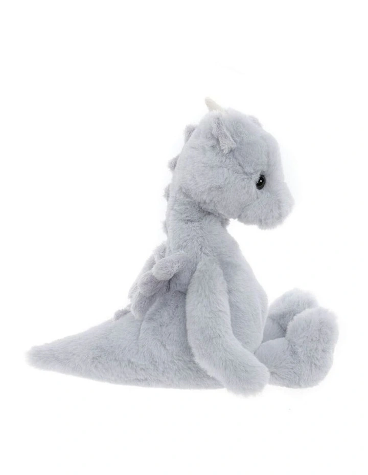 Charlie Bears Draco Dragon Cloudy Grey 30cm Baby/Infant Soft Plush Toy 0y image 3