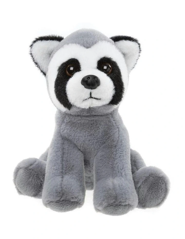 2pc Charlie Bears Cuddle Cub Raccoon & Red Panda 14cm Baby/Infant Plush Toy 0y image 2