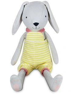 Apple Park Cotton 42cm Benny Bunny Organic Knit Kids/Baby Plush Cuddle Toy 0 