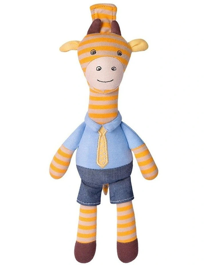 Organic Farm Buddies 24cm George Giraffe Small Buddy Kids Plush Animal Toy 0  image 1