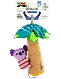 Lamaze Walla Walla Koala Clip & Go Plush Filling Soft Pram/Walker Toy 0M 