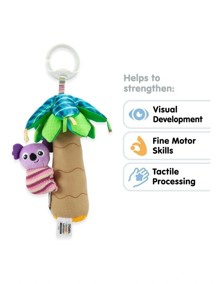 Lamaze Walla Walla Koala Clip & Go Plush Filling Soft Pram/Walker Toy 0M image 3