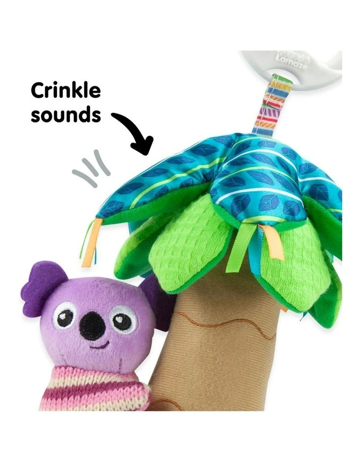 Lamaze Walla Walla Koala Clip & Go Plush Filling Soft Pram/Walker Toy 0M image 5