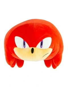 Mocchi Mocchi Mega Sonic the Hedgehog Knuckles Kids Soft Plush Toy Orange 3y 