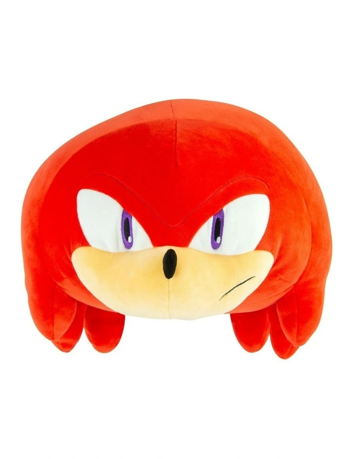Mocchi Mocchi Mega Sonic the Hedgehog Knuckles Kids Soft Plush Toy Orange 3y image 1