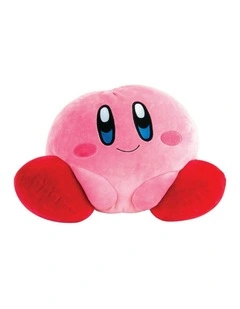 Mocchi Mocchi Mega Kirby Round Plush Filling Stuffed Soft Cuddle Toy 3Y 