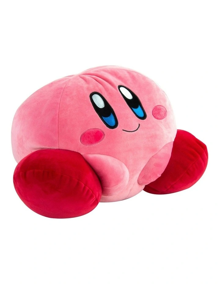Mocchi Mocchi Mega Kirby Round Plush Filling Stuffed Soft Cuddle Toy 3Y image 2