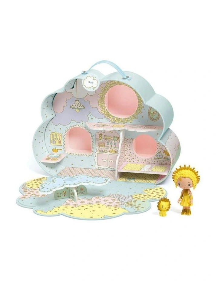Djeco Sunny & Mia House Tinyly Figurine 26x19cm Kids/Childrens Play Toy 4y image 1