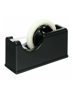 66m Rolls Large Heavy Duty Tape Dispenser Black