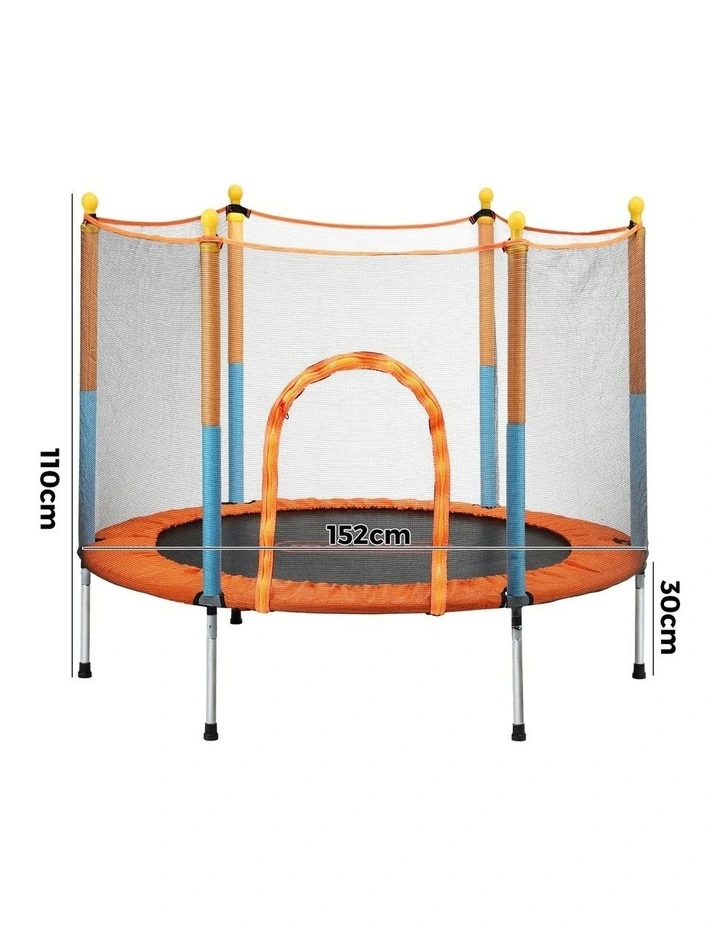 Mazam 60 Inch Trampoline Kids Jumping Trampolines Enclosure Safety Net Pad image 3