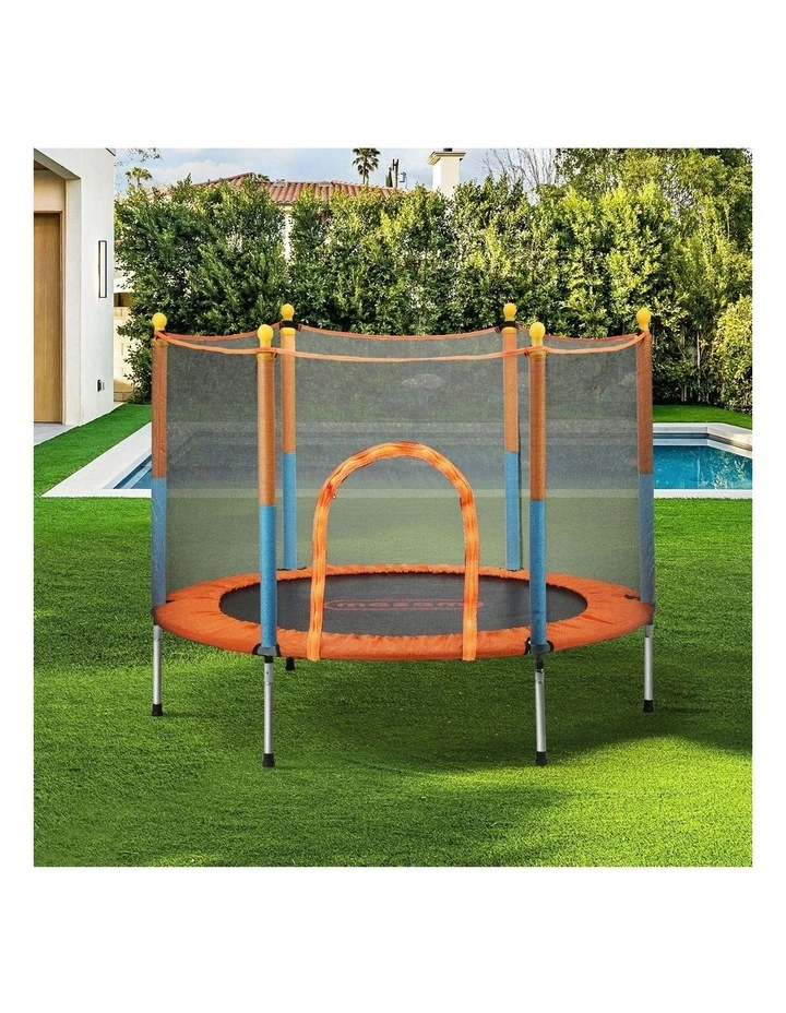 Mazam 60 Inch Trampoline Kids Jumping Trampolines Enclosure Safety Net Pad image 4