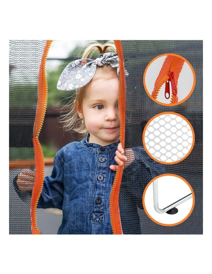 Mazam 60 Inch Trampoline Kids Jumping Trampolines Enclosure Safety Net Pad image 6