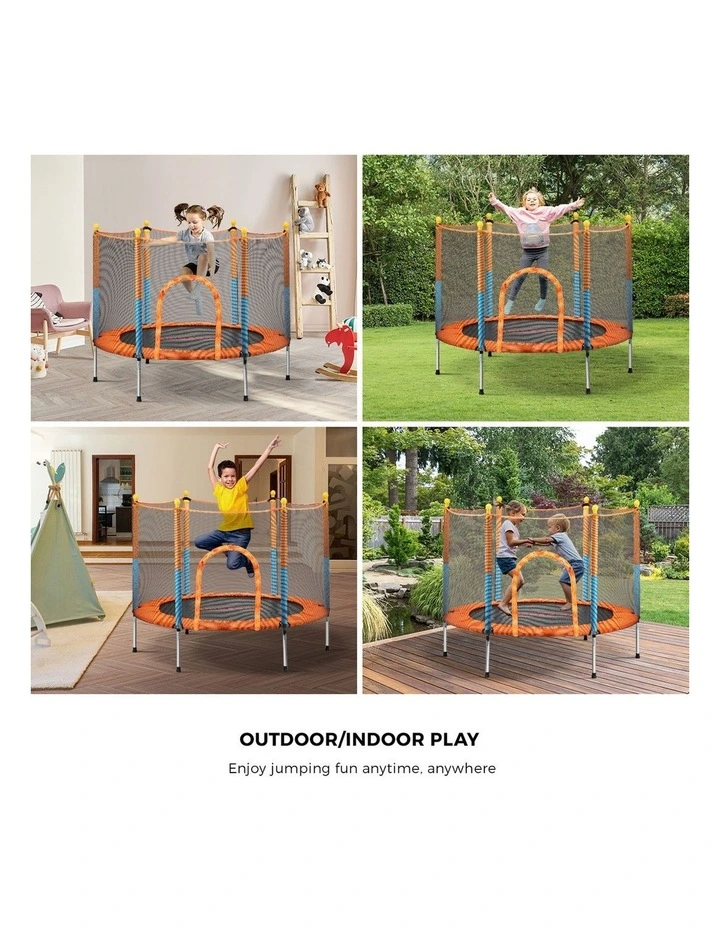 Mazam 60 Inch Trampoline Kids Jumping Trampolines Enclosure Safety Net Pad image 7