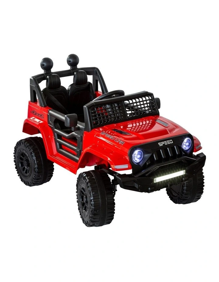 Jeep Inspired Remote Controlled Ride-on Electric Car (Red) image 1