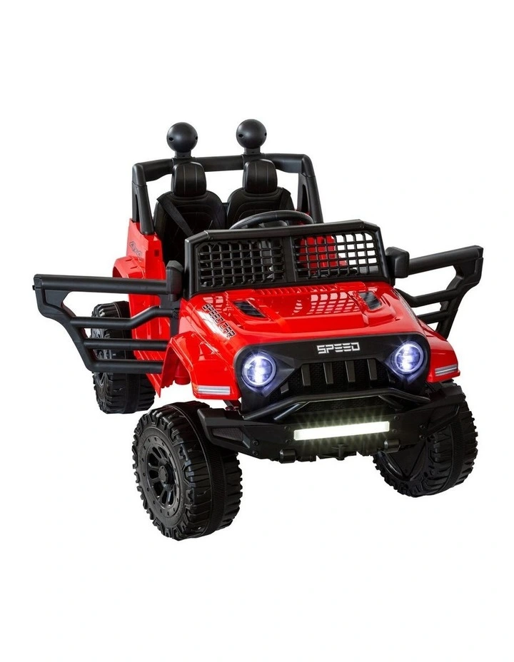 Jeep Inspired Remote Controlled Ride-on Electric Car (Red) image 3