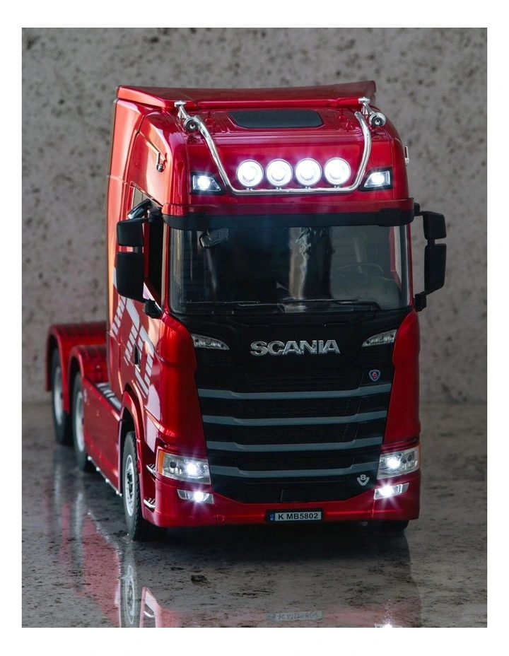 Scania Licensed Remote Control Trailer Head Truck with Lights, Sounds & Steering Adjustment image 7