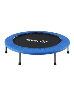 Everfit 40-Inch Fitness Trampoline Rebounder Mini Round Trampoline Home Workouts