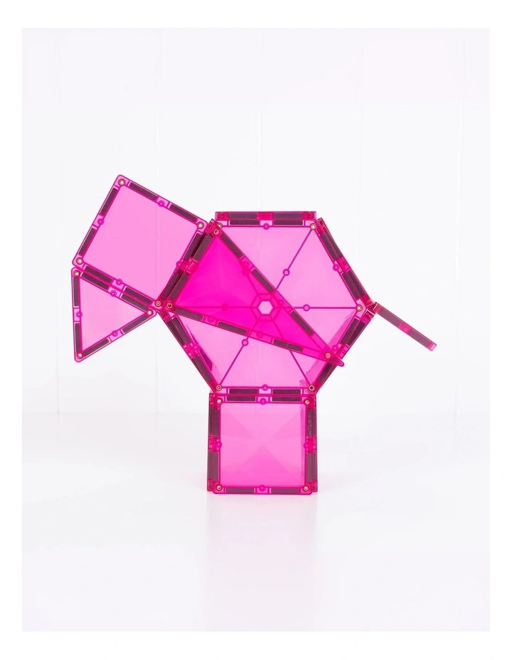 CONNETIX Magnetic Tiles Charity Pack Pink, 20 Pieces image 2