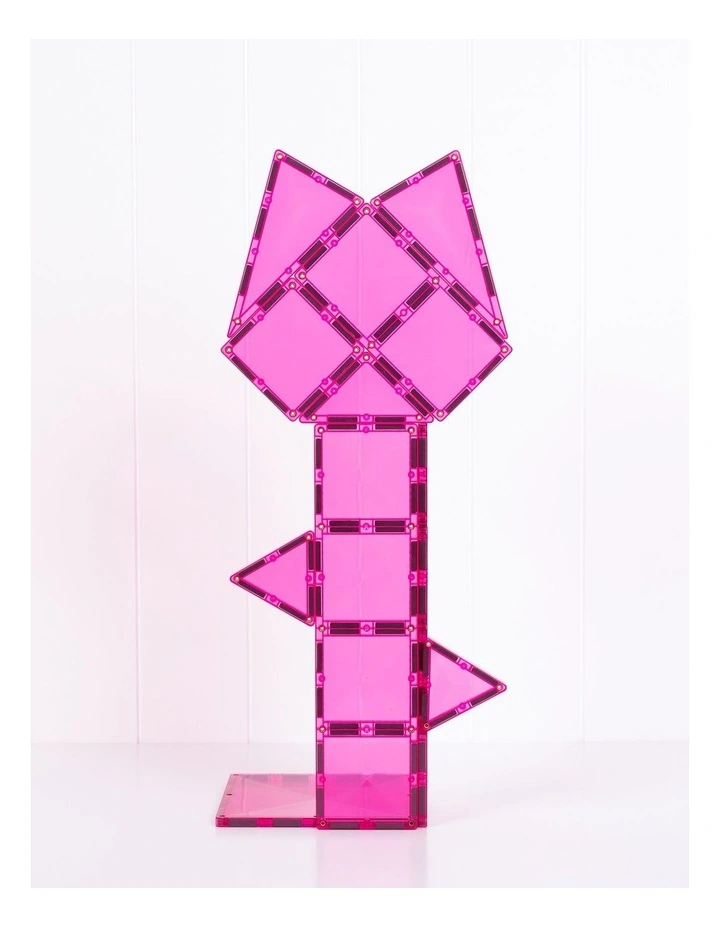 CONNETIX Magnetic Tiles Charity Pack Pink, 20 Pieces image 3