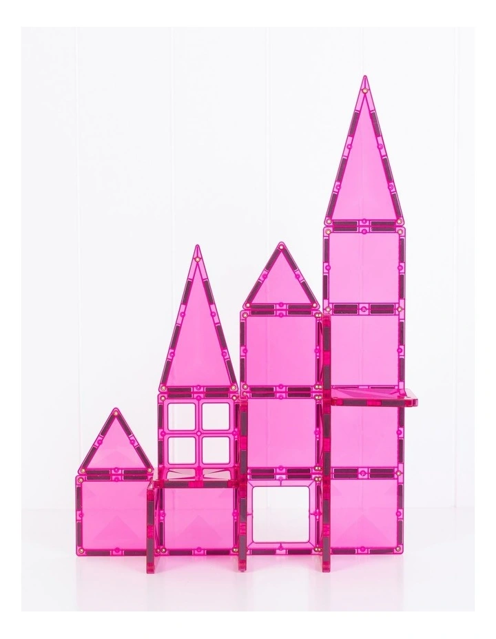 CONNETIX Magnetic Tiles Charity Pack Pink, 20 Pieces image 4